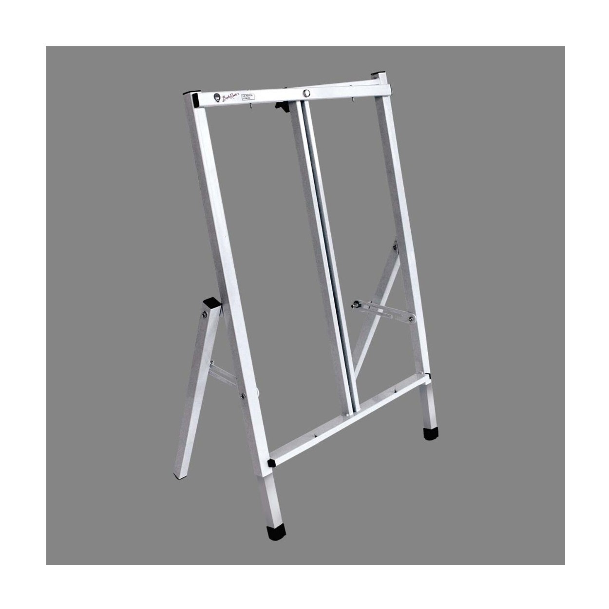 Bob Ross 2-in-1Floor Standing Tabletop Studio Easel - 4 Legged Metal (White)