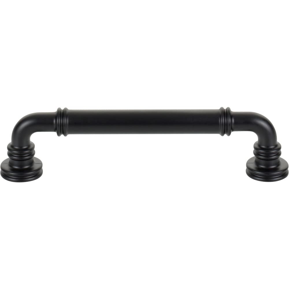 Top Knobs TK3142BLK Cranford Pull 5 1/16" (c-c) Flat Black