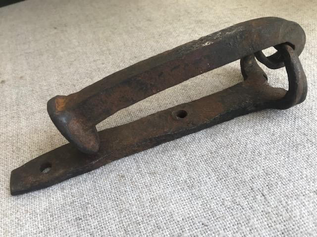 Rustic Handmade Forged Iron Door Knocker ~ 8" Heavy.