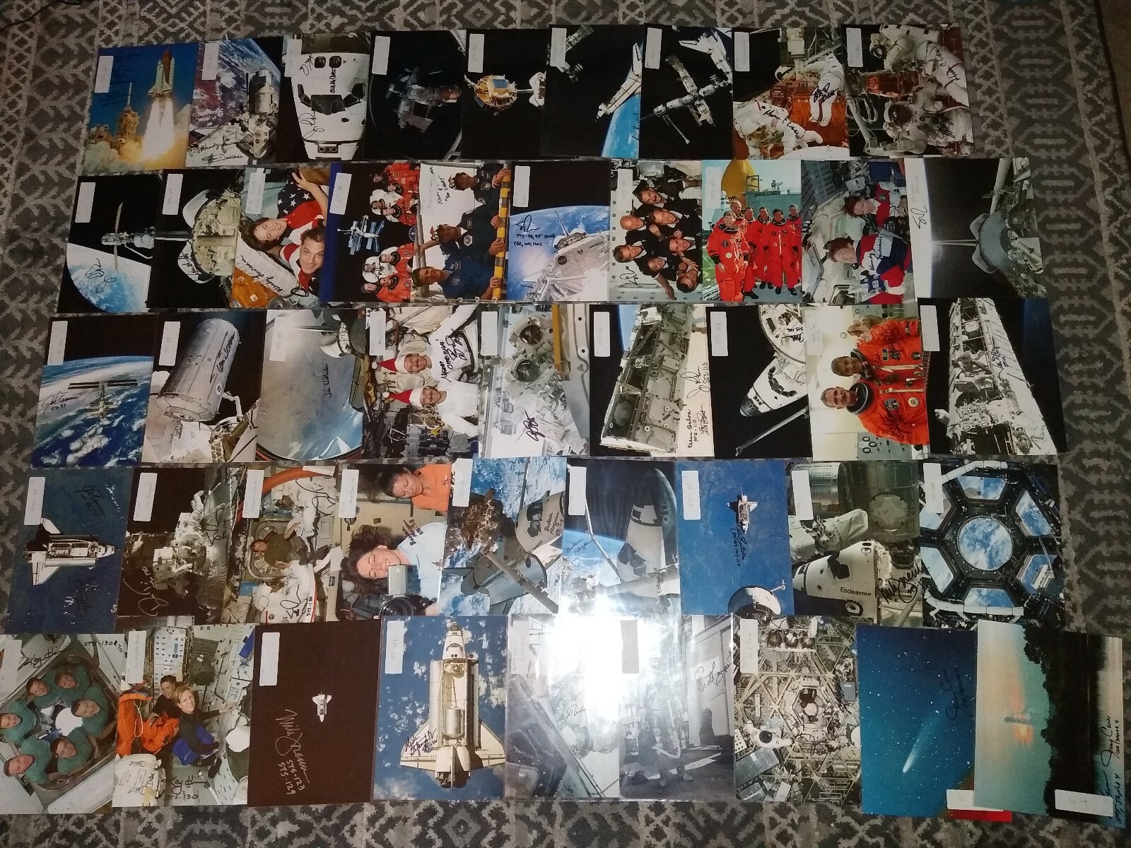 NASA Astronaut Autograph Lot (250 Items, 300+ Signatures)