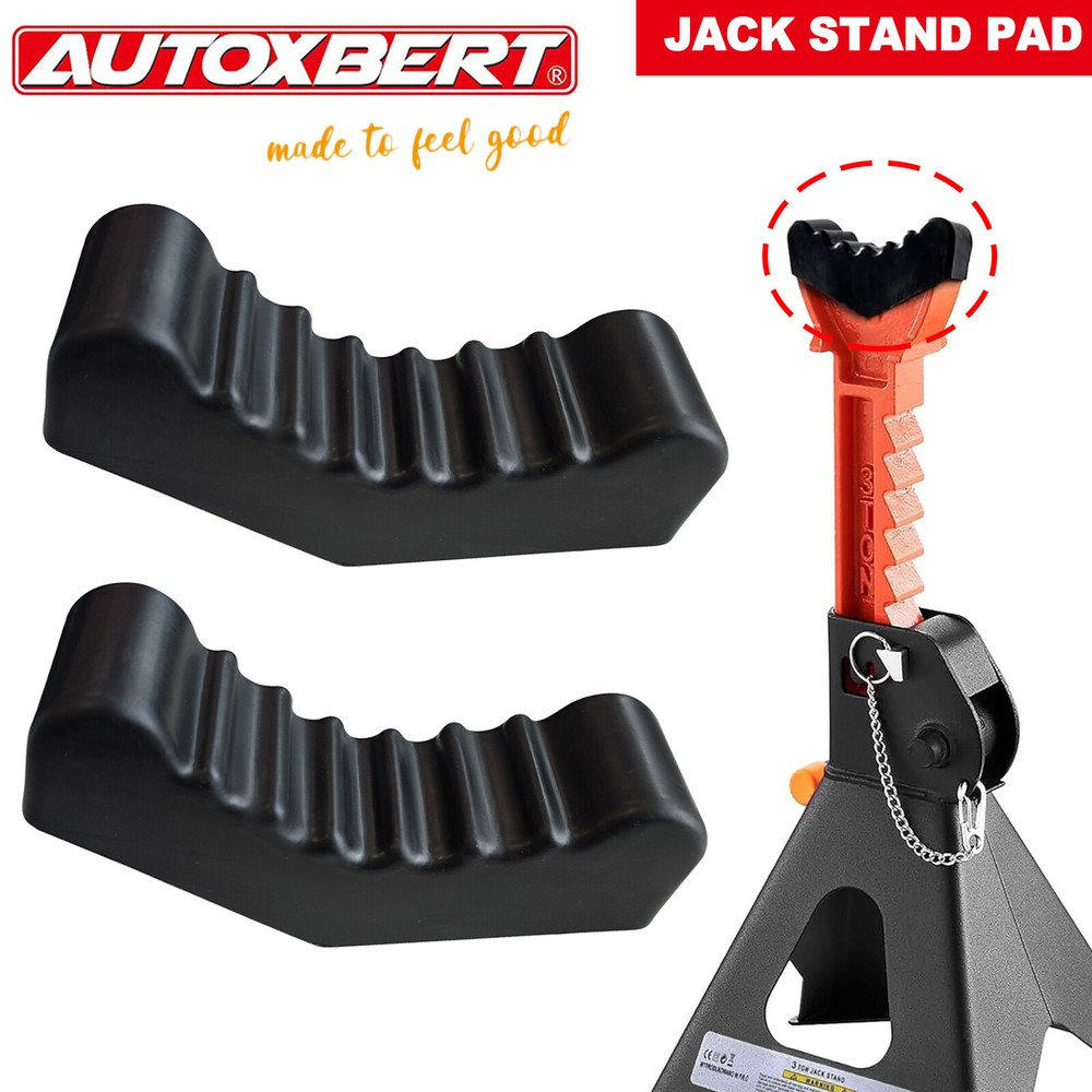 6Ton Rubber Axle Jack Pad JackingStand Pad Adapter Frame Rail Protector Lifting