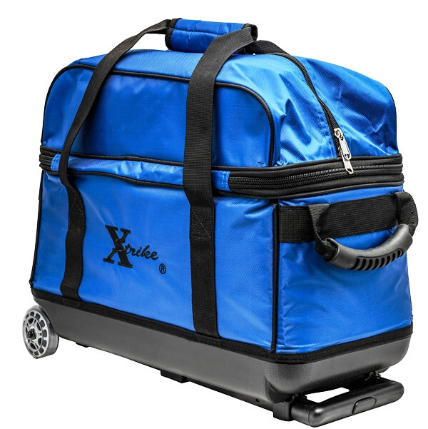 New Blue 2 Ball Roller bag With Locking Handle. On SALE