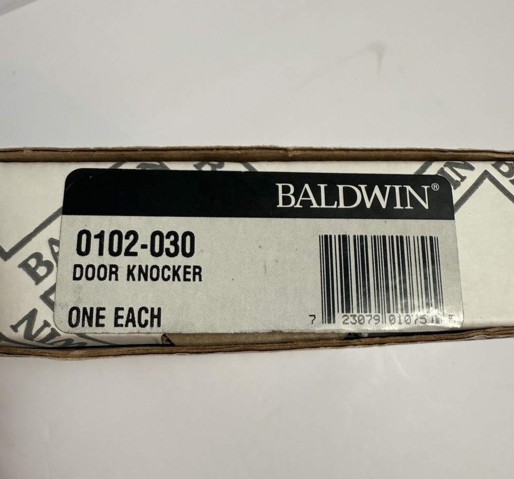 Baldwin Brass Door Knocker NIB