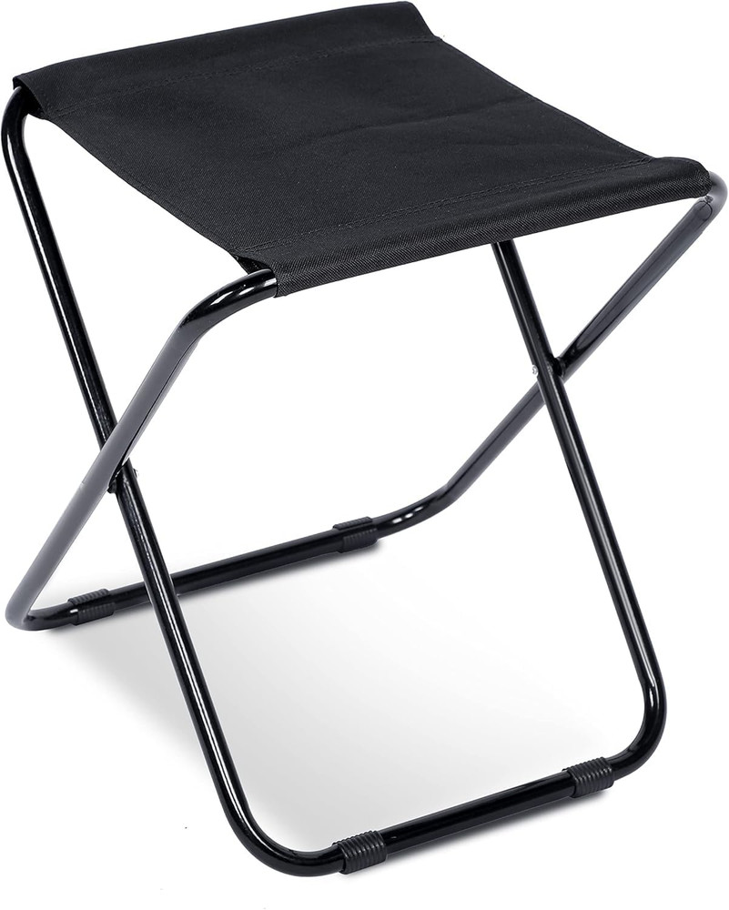 Folding Camping Stool, Portable Collapsible Camp Stool, Folding Foot Rest for Li