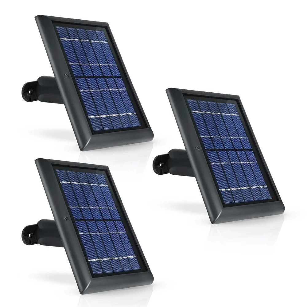 Wasserstein Solar Panel with 13 ft Cable Compatible with Arlo Essential 3-Pack