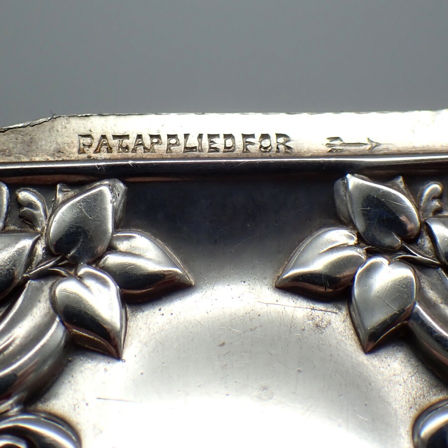 Ornate Match Safe Box Gorham Sterling Silver No Mono