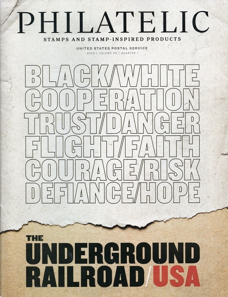 USPS Philatelic Stamp Catalog 2024 Volume 29 Quarter 1 Postage Underground RR