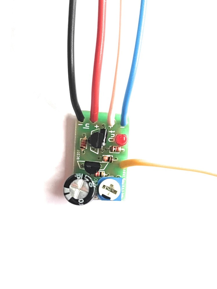 Mini car led timer switch 12V time relay 3 - 750s delay off, positive activating