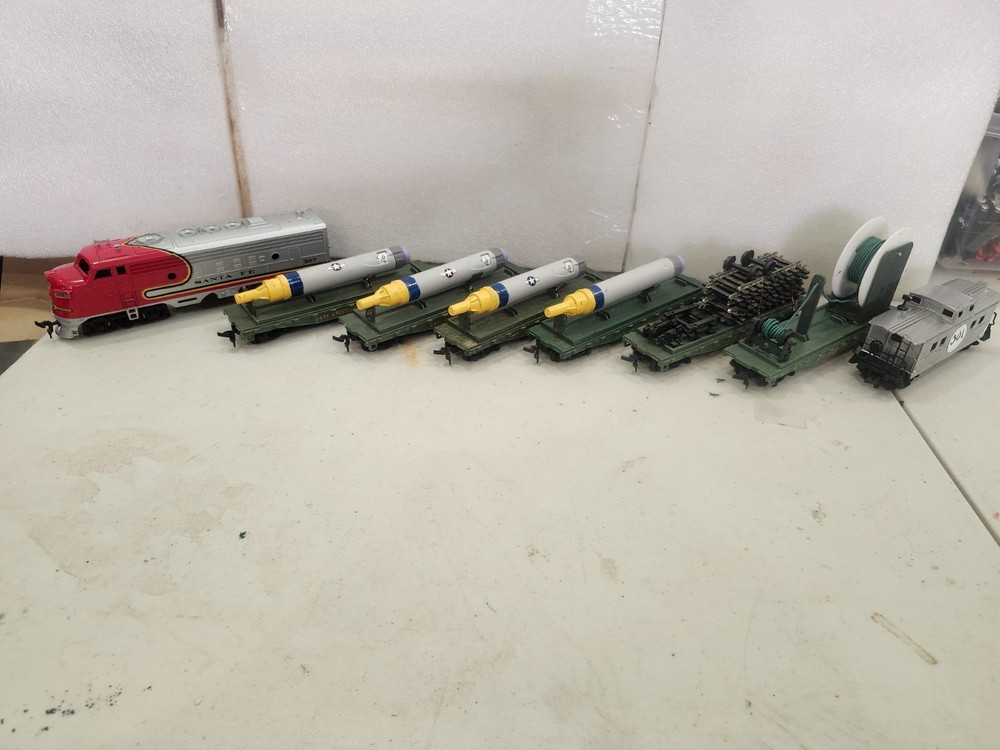 SCRATCH BUILT MISSLE TRAIN SET + RAVEN BONUS