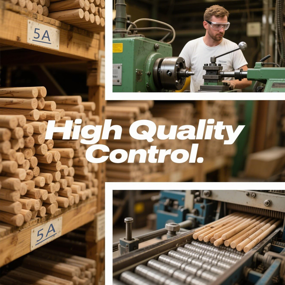 WOGOD 5A Drum Sticks Maple Drumsticks (Two Pair)