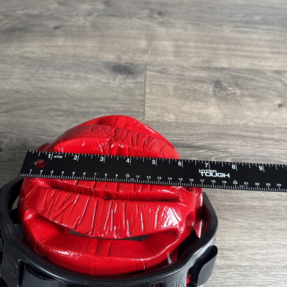 ProForce Lightning Karate Red Helmet w/ Black Faceguard Cage-Small?