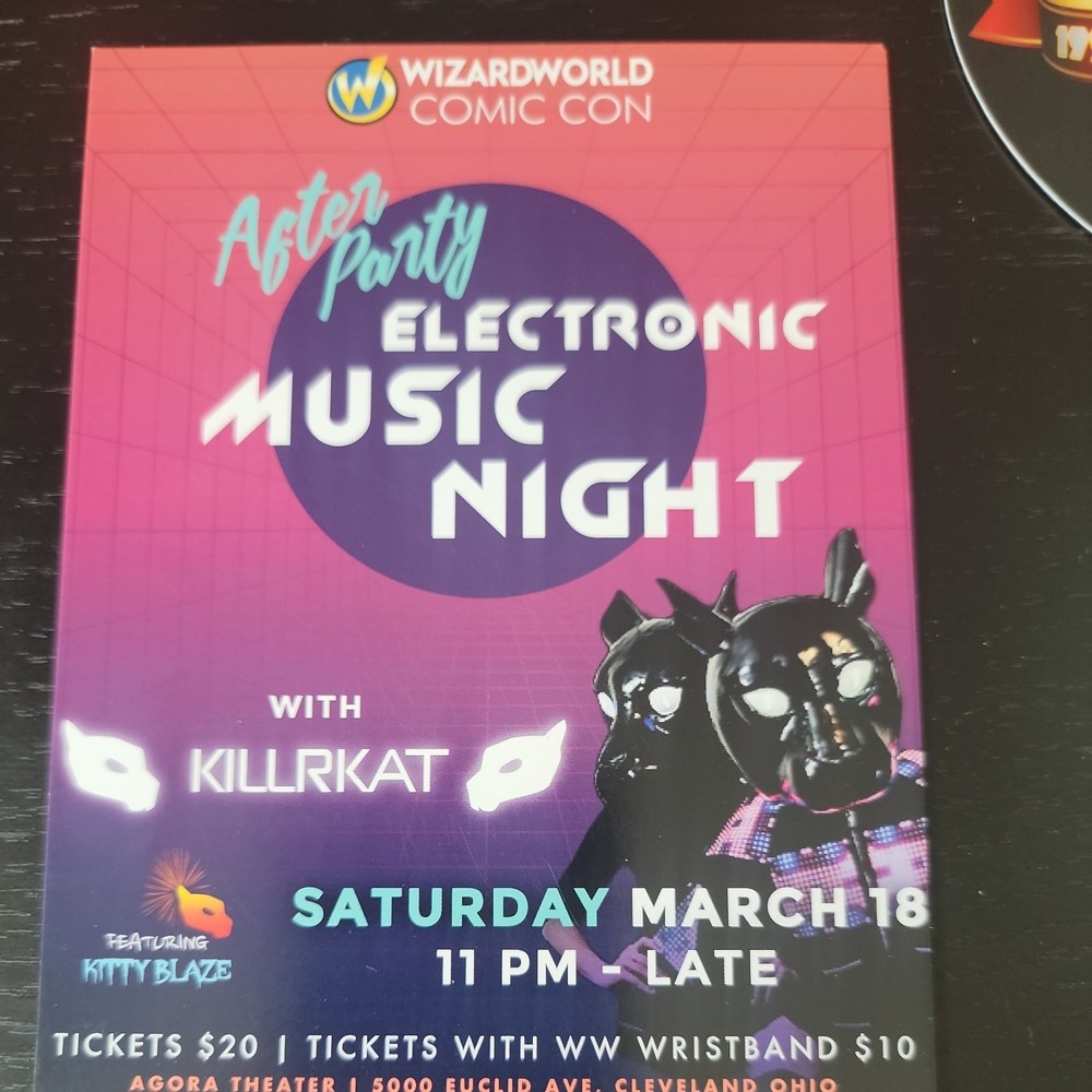 Lot Of 9 Vintage items convention passes, ots pin, decal, promo make up kit etc