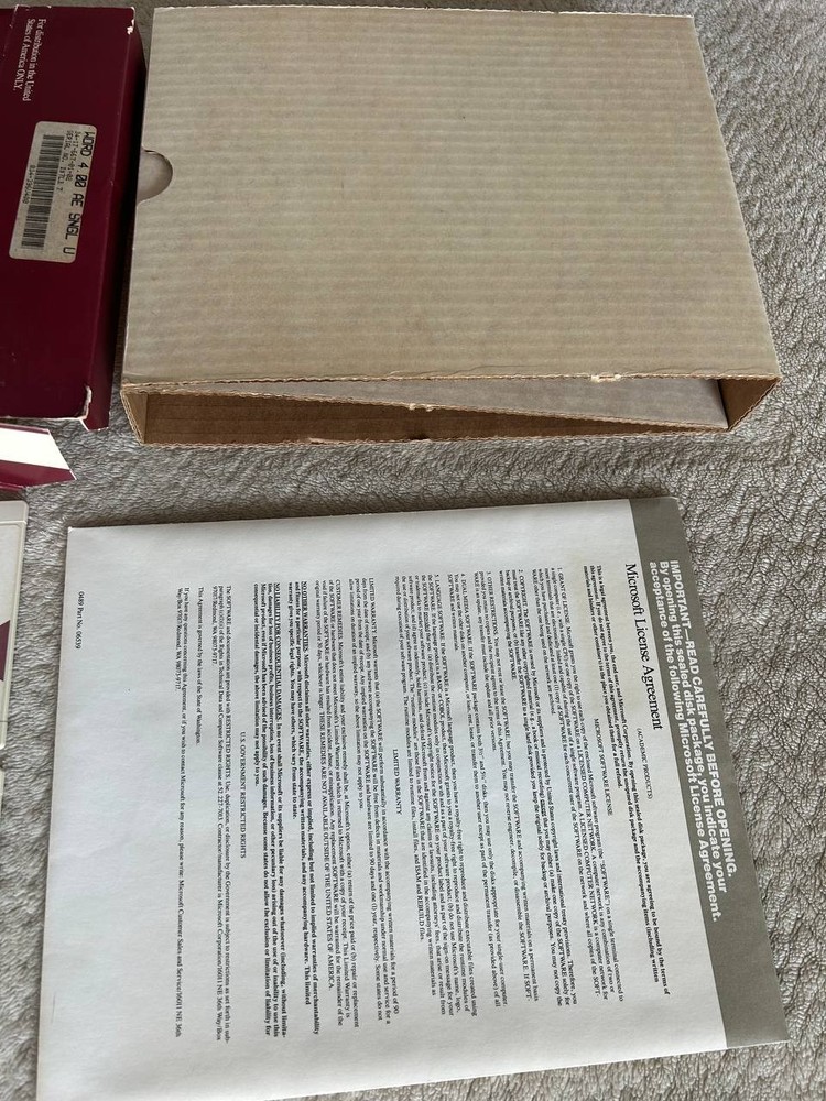 Microsoft Word 4.00 AE for Apple Macintosh Systems