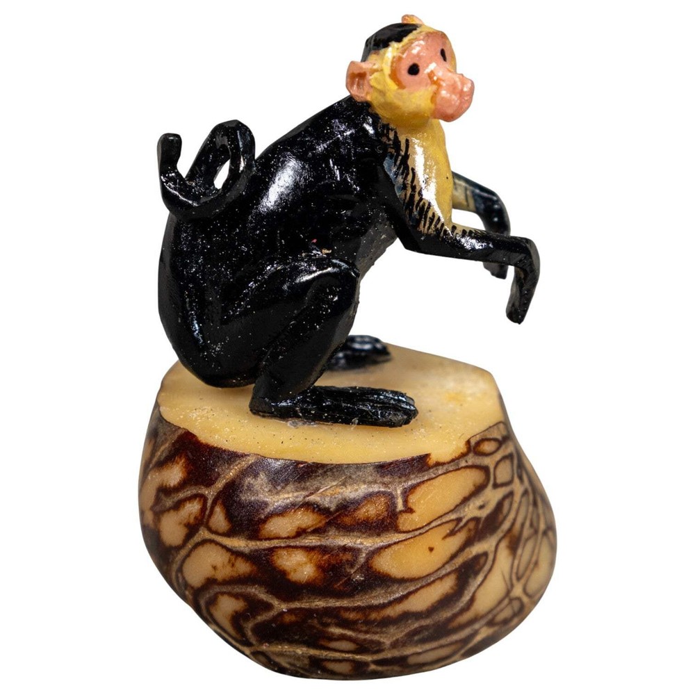 White Face Monkey Tagua Carving
