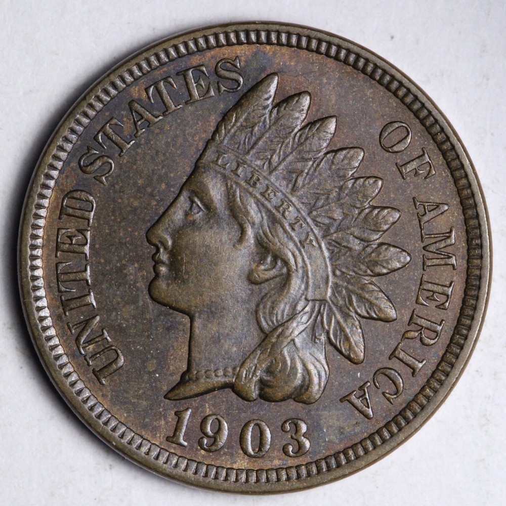 1903 Indian Head Cent Penny CHOICE BU UNCIRCULATED MS E656 JCC