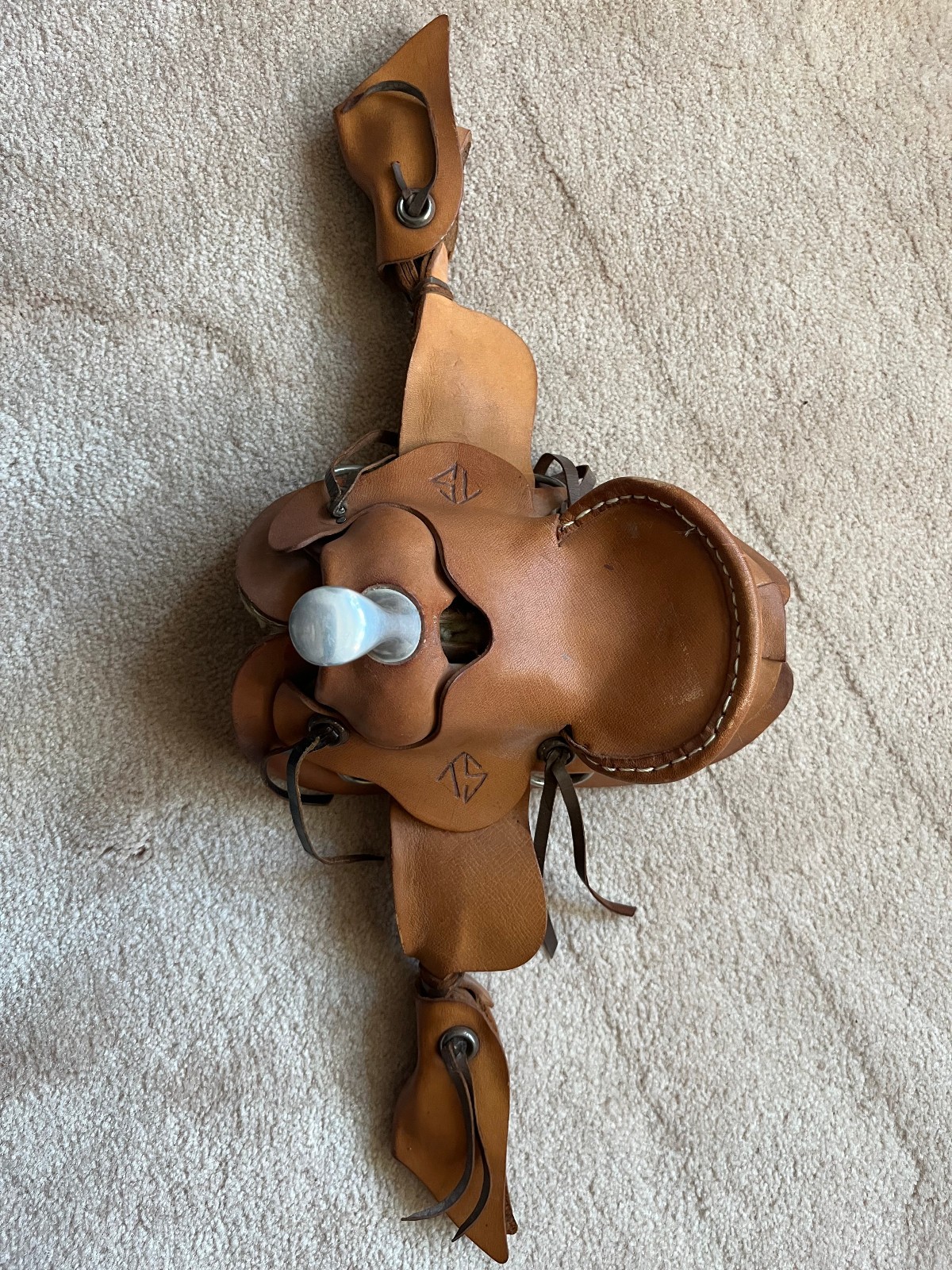 Miniature Western Saddle Salesman Sample Vintage Seat Length 9.5 Inches Ranch