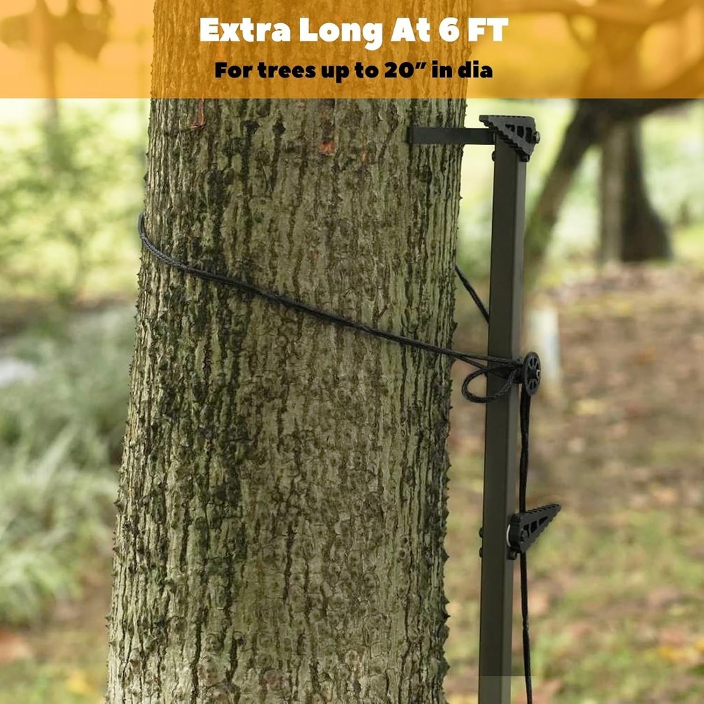 Versa Button Compatible Aider - Durable 6ft Rope Ladder for Safe Tree Access