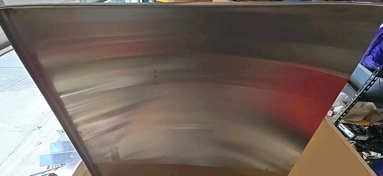 ECOLAB LOAD-N-FOLD 21" X 25" Stainless Steel Fold Down Wall Table Made in U.S.A.