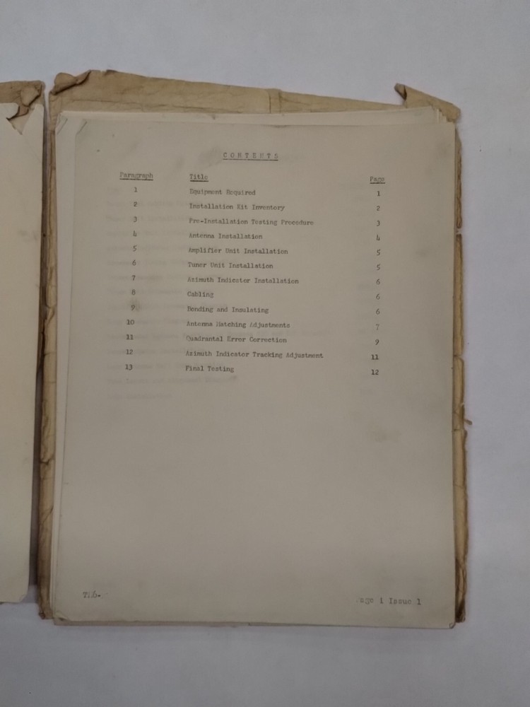 Lear Orienter Models ADF-12D3 & ADF-12D4 Installation Instructions- Original