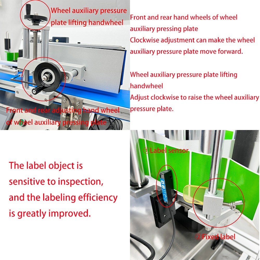 TECHTONGDA Automatic Conveyor Round Bottle High Speed Labeling Machine w/Printer