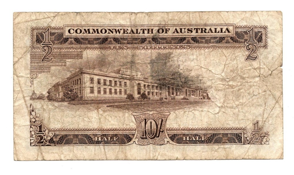 Australia - Old 10 Shilling Note (1961/65) P33 - Circulated