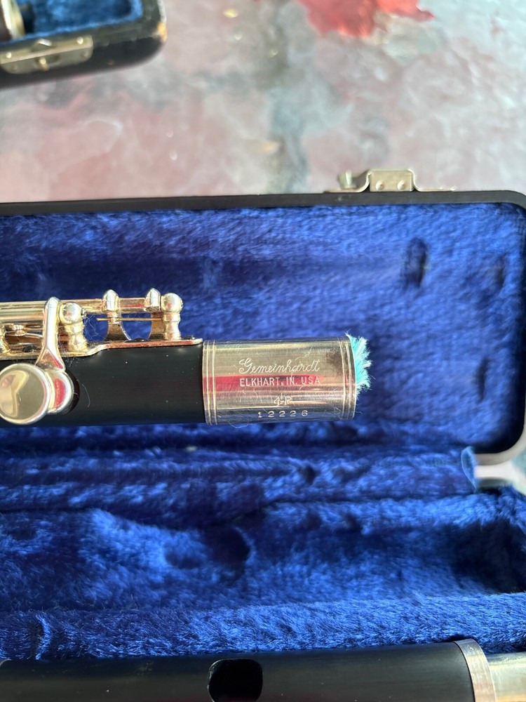 Gemeinhardt Silver Plated Elkhart 2SP C Flute Serial E12994 With Hard Case