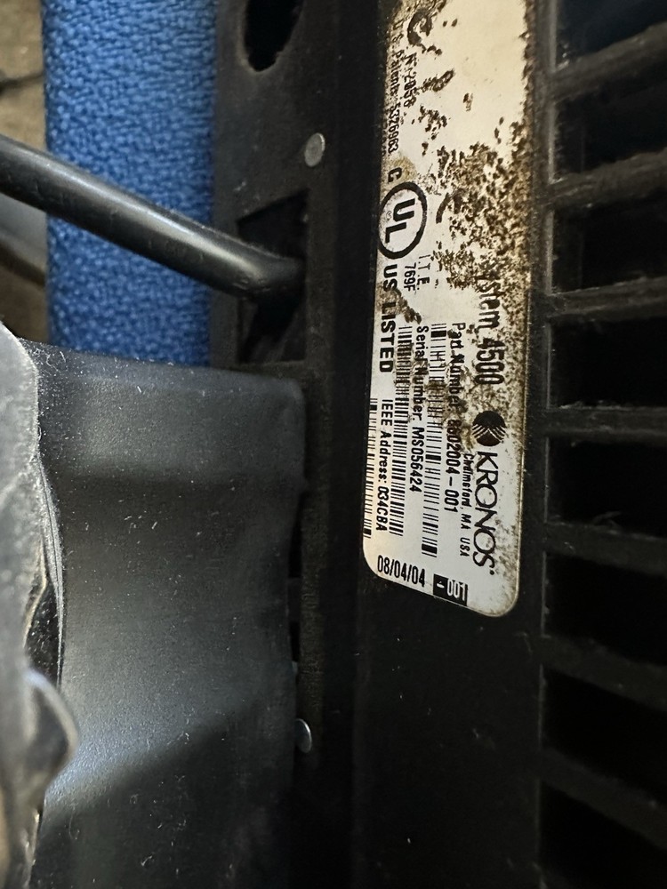 KRONOS System 4500 Time Clock Card Reader Terminal, 8602004-001-Free SHP