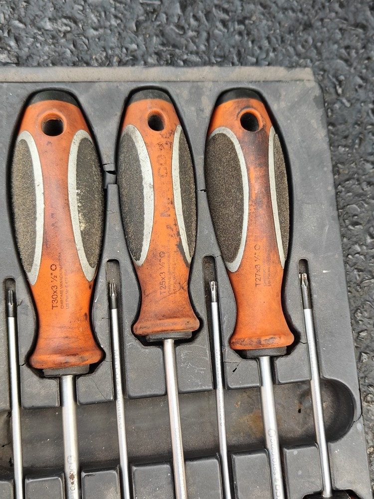 Matco Tools Witte Germany 7pc Torx Screwdriver Set T8-T30