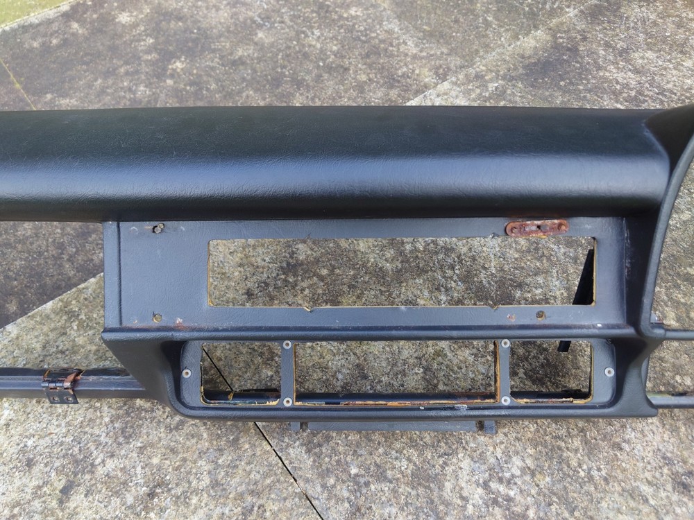Jaguar XJS Dashboard LONG Centre Console Top Front Frame Assembly Black RHD