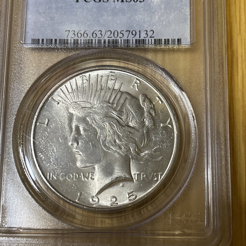 1925-S Peace Silver Dollar MS63 PCGS