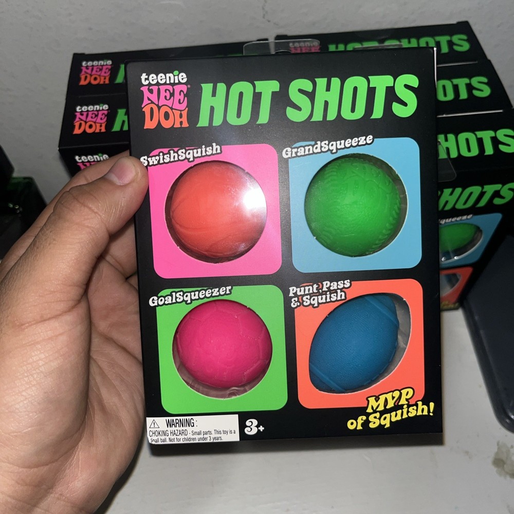 Nee Doh Hot Shots 4 Pack