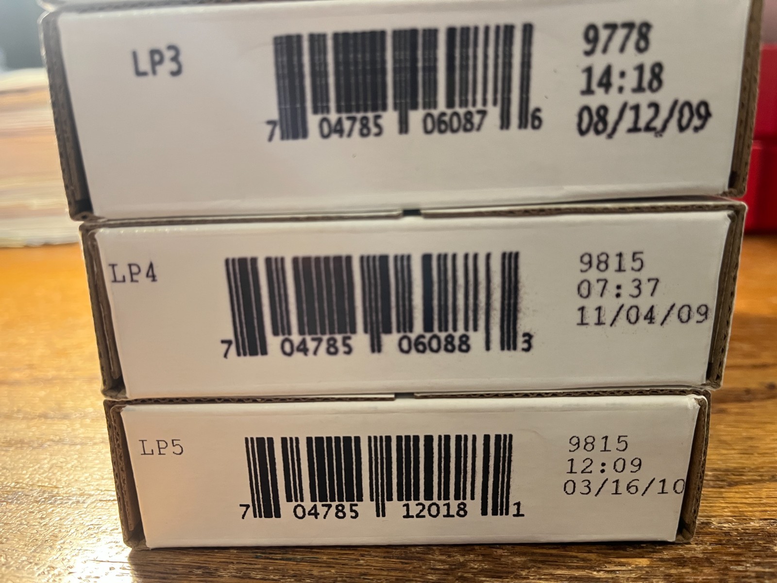 2009 2010 LINCOLN CENT OGP SEALED (5) BOX P+D 10 ROLL LP1 LP2 LP3 LP4 LP5