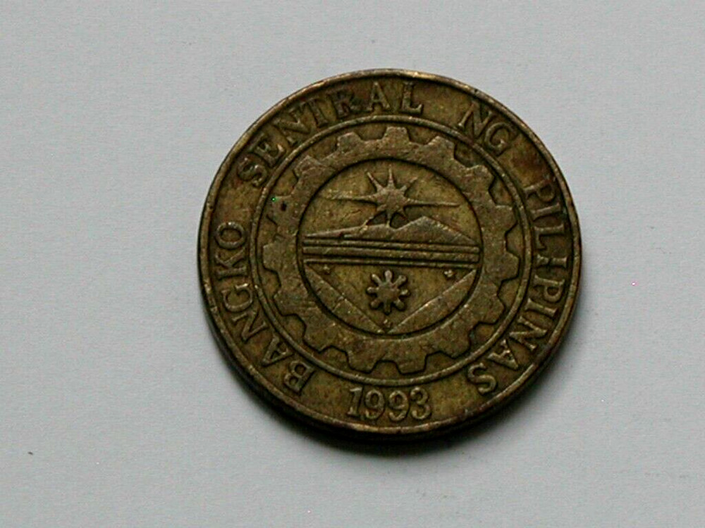 Philippines 1998 25 SENTIMO Brass Coin