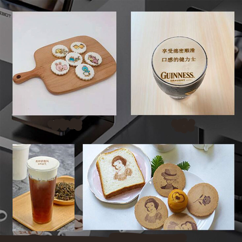 Automatic Latte Art Machine Coffee Printer Food Surface Printer Caramel Wifi