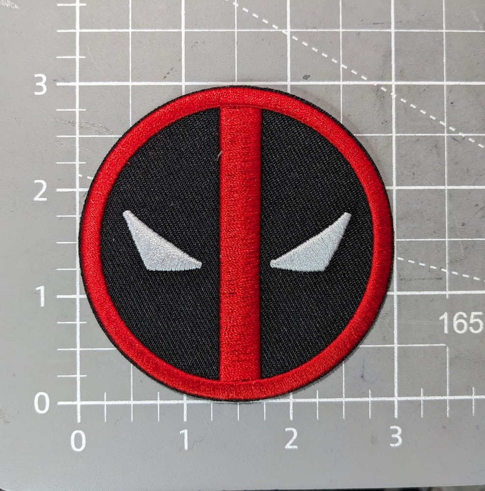 Deadpool Patch Disney Marvel Comics Superhero Embroidered Iron On Patch 3"