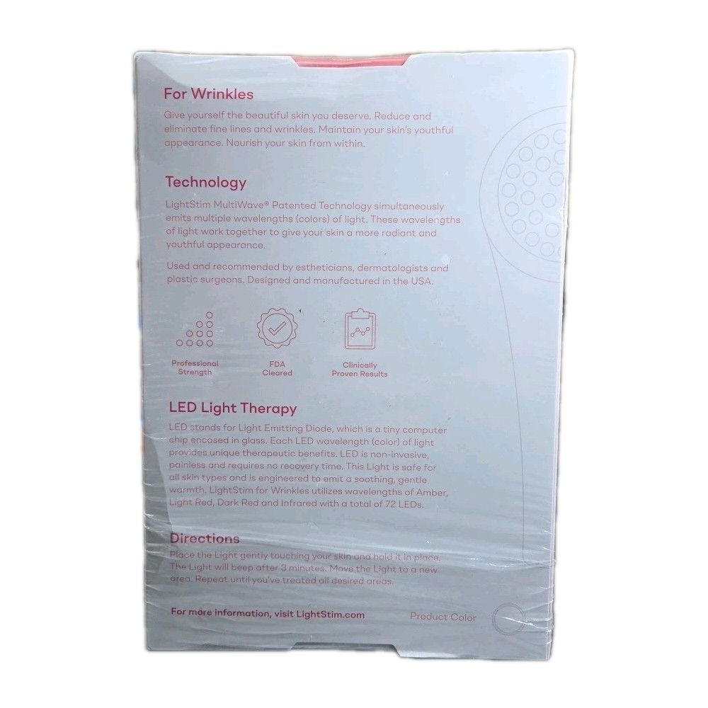 LightStim LED Technology for Wrinkles White Handheld Device