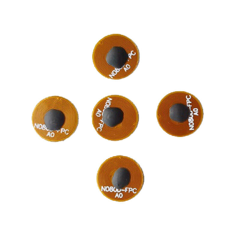 10pcs 8MM Mini Flexible high Frequency NFC Bluetooth Pairing RFID Tag 213 chip