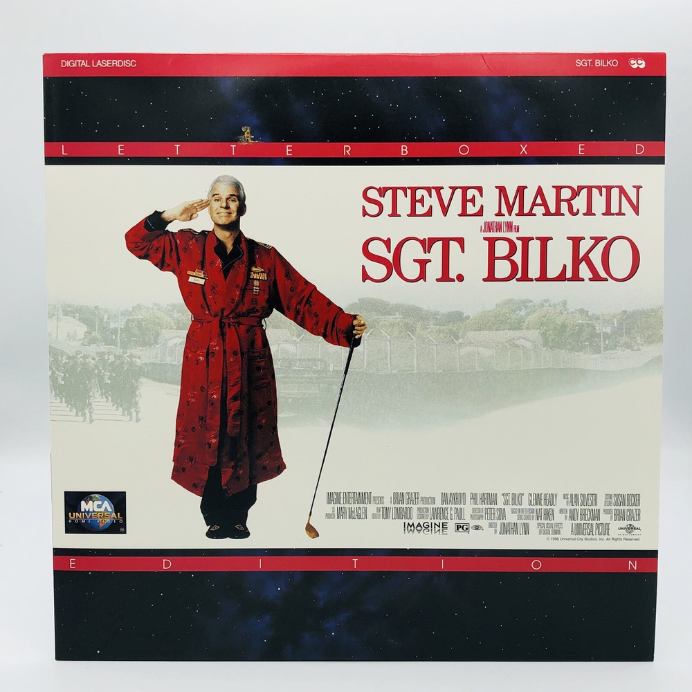 Sgt. Bilko Laserdisc Steve Martin