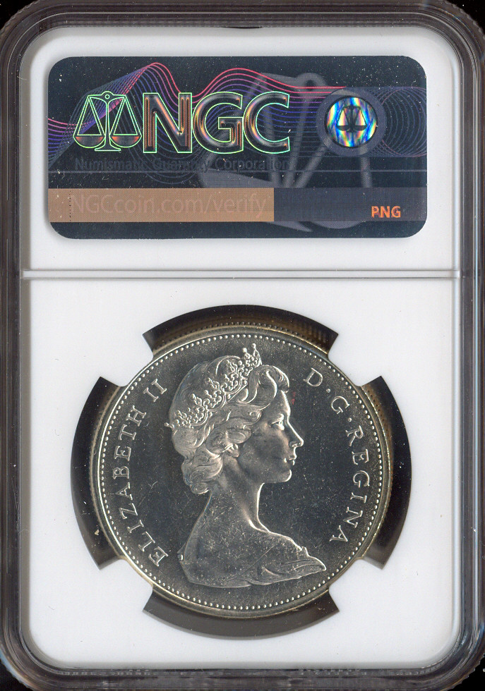 1965 Silver Canada Dollar NGC PL65 - Quality