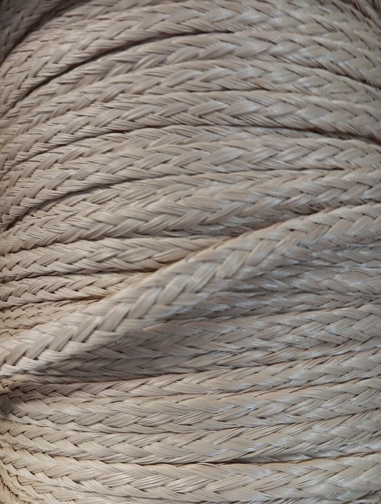 1/4 x 260 ft. spool Hollow Braid Polypropylene Rope. Tan.