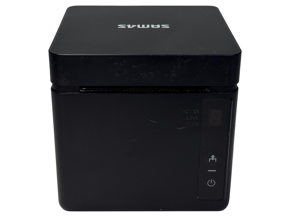 TESTED Sam4s GCUBE-102D Compact High-speed Thermal POS Receipt Printer USB LAN