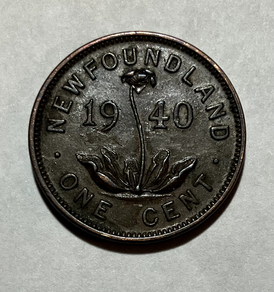 1940 Newfoundland One Cent Penny