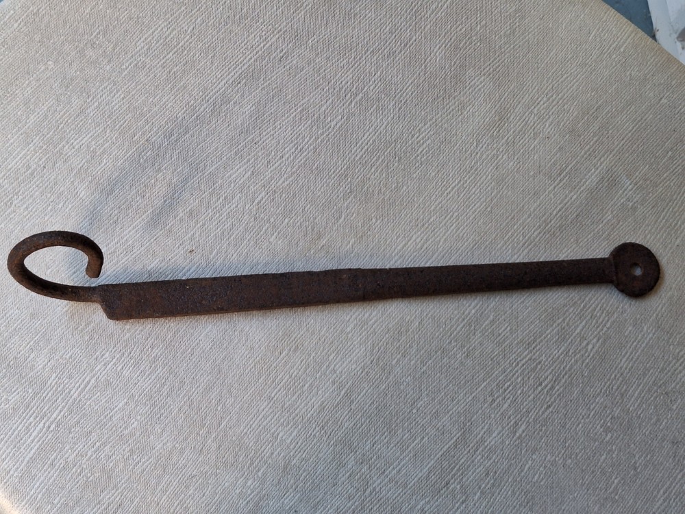 Antique Forged Wall Mounted Hook 14"