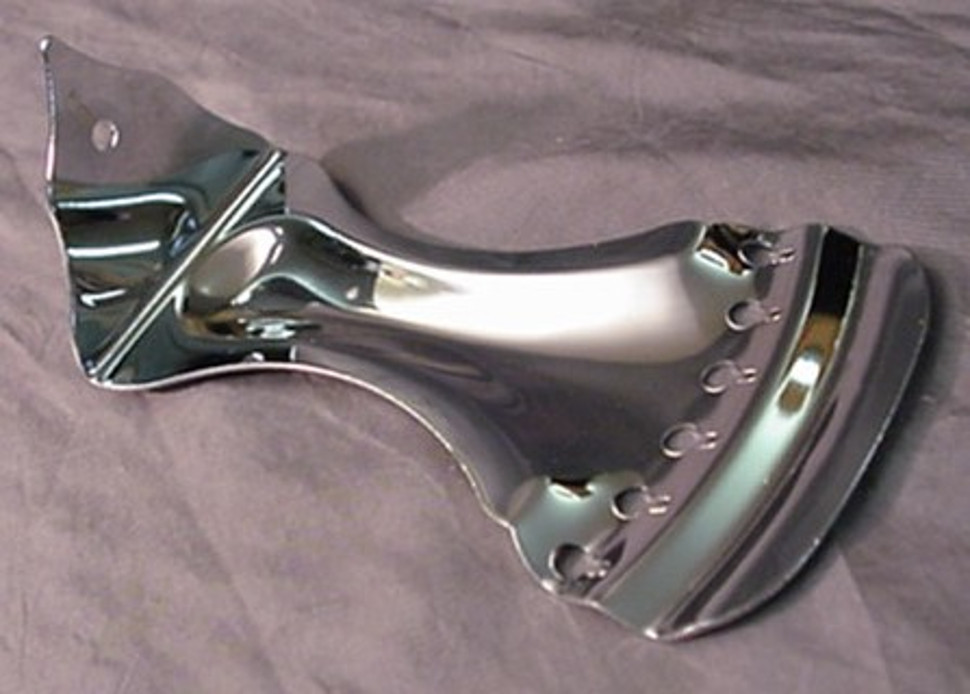 CHROME TAILPIECE FOR DOBRO OR RESONATOR GUITAR