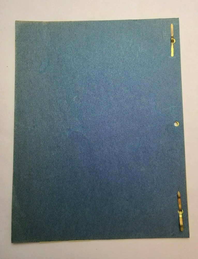 NIGHTFALL / Jameson Brewer 1960's Unproduced TV Script SYNOPSIS
