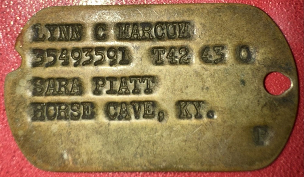 WW2 NOK Dog Tag 339th Engineer General Service Regiment Headquarters Ser (9)