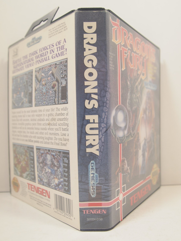 Dragon's Fury Case (SEGA Genesis) Authentic BOX ONLY
