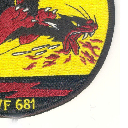 VF-681 Patch Devil And Black Cat