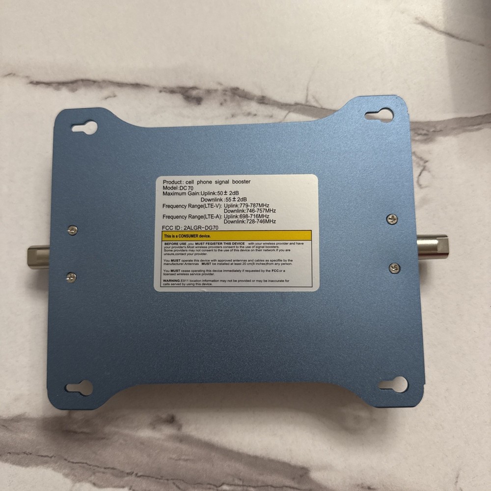 JACOOL Cell Phone Signal Booster Model DC 70 (UNIT ONLY)