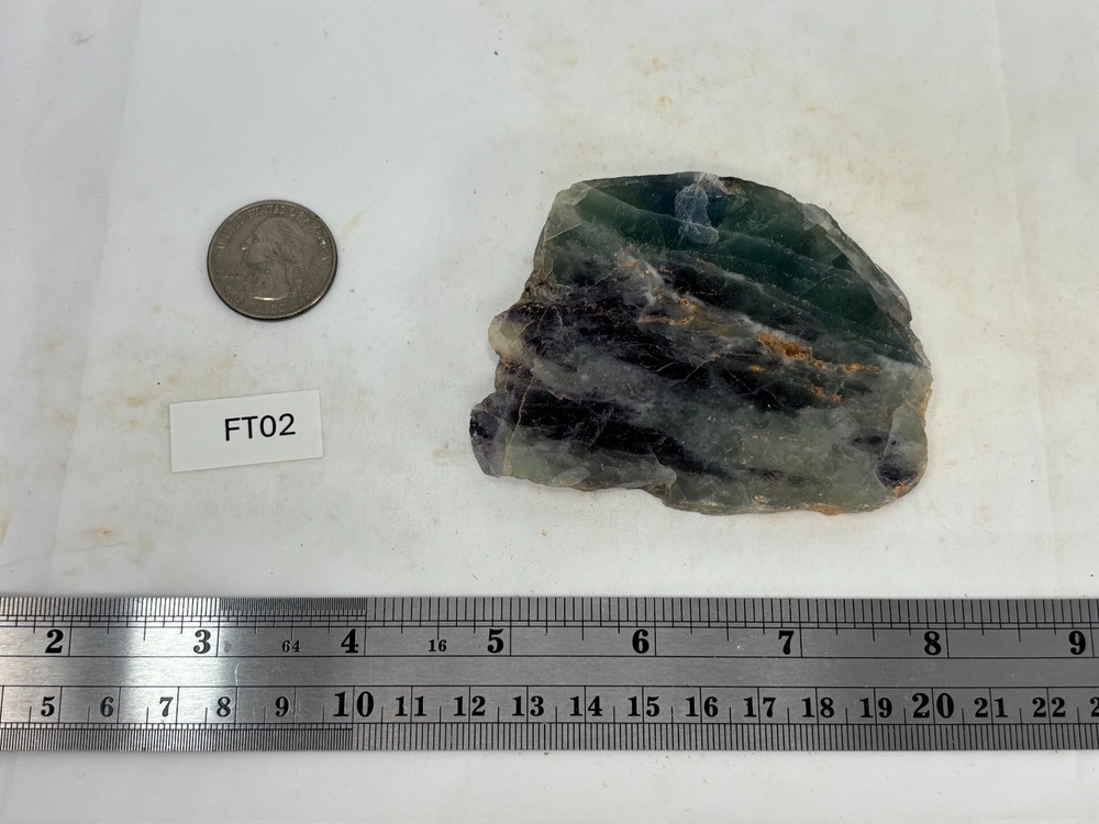 Fluorite slab Cabbing Lapidary Combo Ship Avail